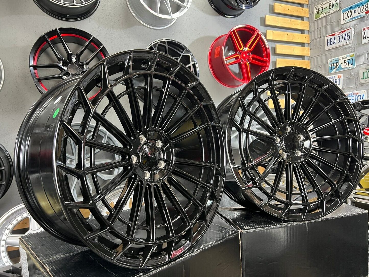 ADATTO per Mercedes Benz E Classe C 19 inch 5X112 8J + 9J AMG Maybach style Ruot