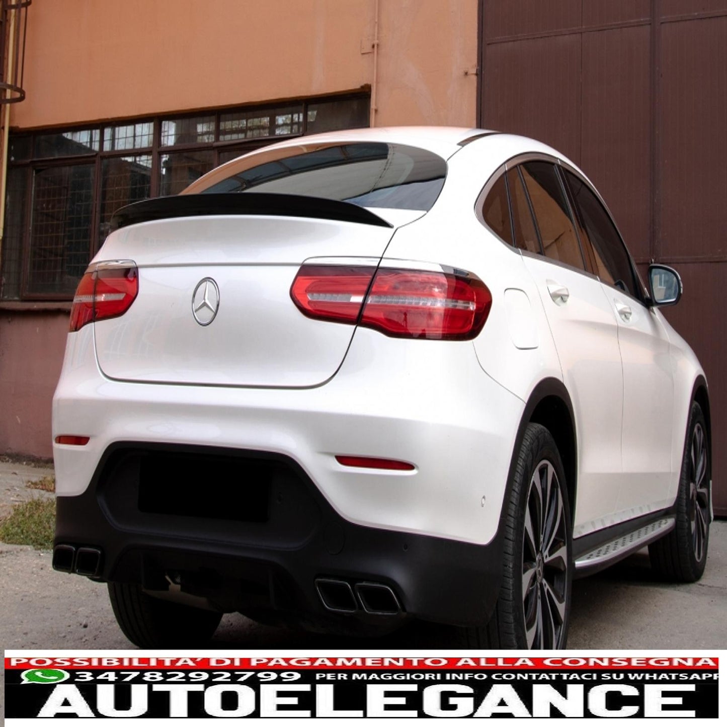 Trunk Spoiler Suitable for Mercedes GLC Coupe C253 (2015-up) 