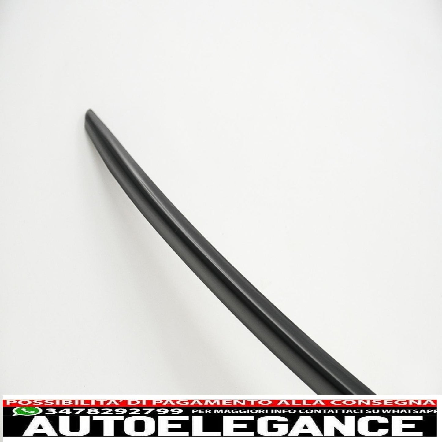 Boot Spoiler Suitable For Mercedes E Class C238 Coupe (2016-up) Piano Black 