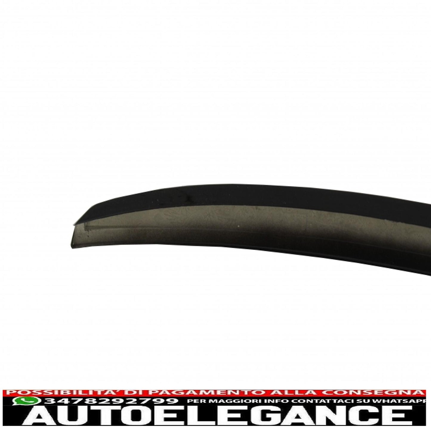 trunk spoiler suitable for audi a4 b9 sedan (2016-up) piano black