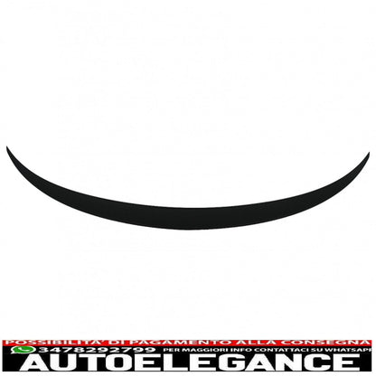 Rear Bumper with Trunk Spoiler and Dual Carbon Fiber Exhaust Tips Fit for BMW 5 Series F10 (2011-2017) M5 Design