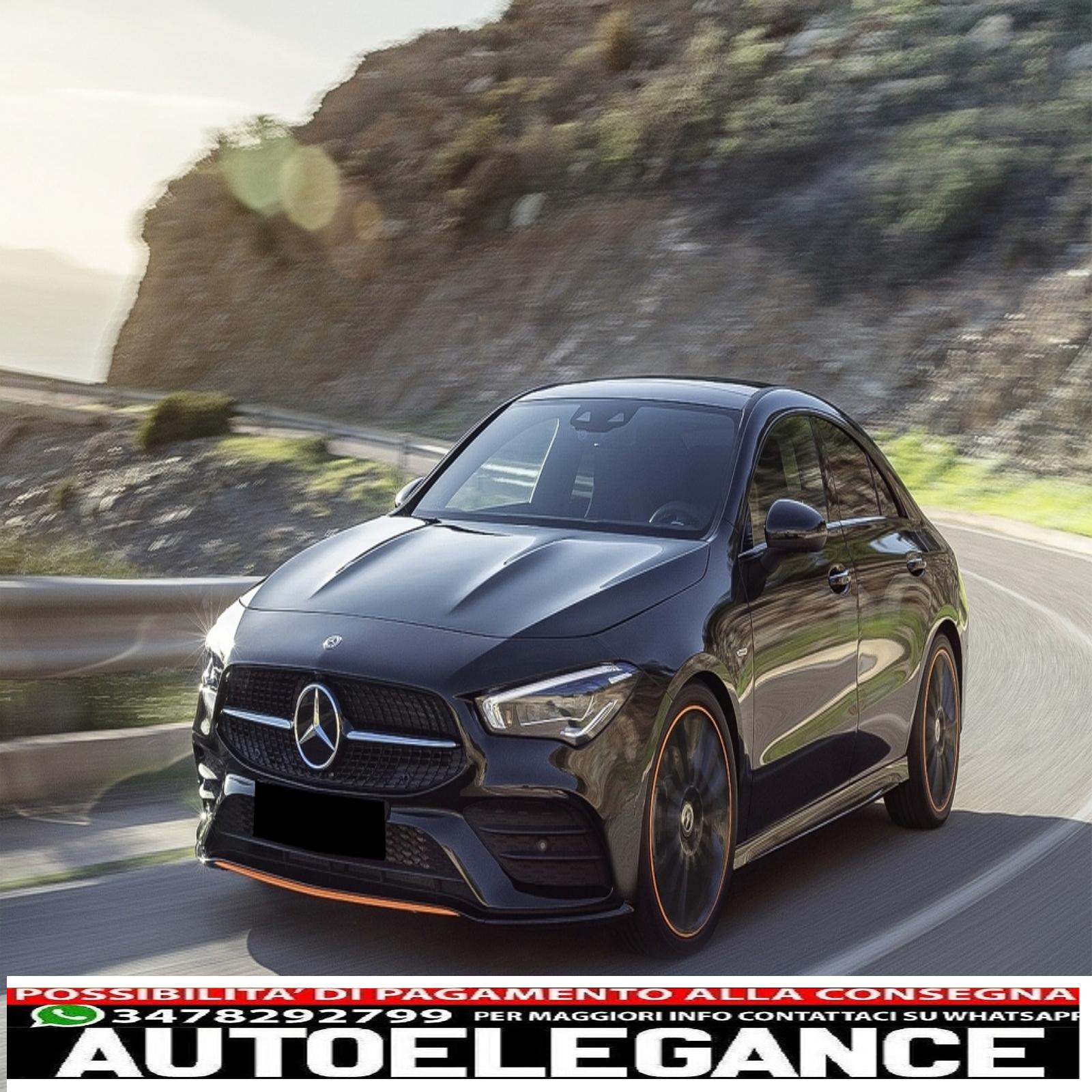 copertura specchietto adatta per mercedes classe a w177 (05.2018-in poi) v177 (09.2018-in poi) cla c118 coupe (05.2019-in poi) cla x118 shooting Brake (09.2019 in poi) pacchetto notturno look AUTOELEGANCERICAMBI