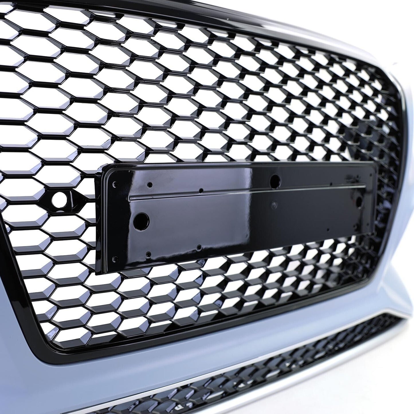 Front Bumper + Grille Without Emblem Black Fit For Audi Q5 8R 2012-2016