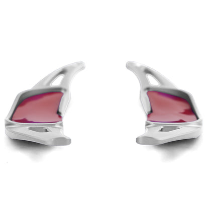 Prolunga leva cambio alluminio argento per Mercedes AMG GLB 35 X247 GLC 43 63 X253