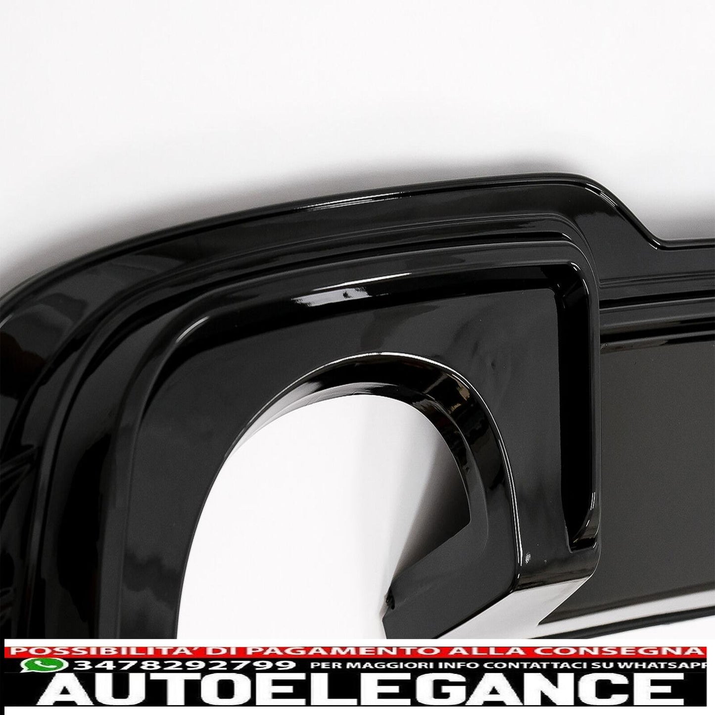 Diffuser for Audi A3 8V Facelift 16-19 RS3 Look only bumper S-line