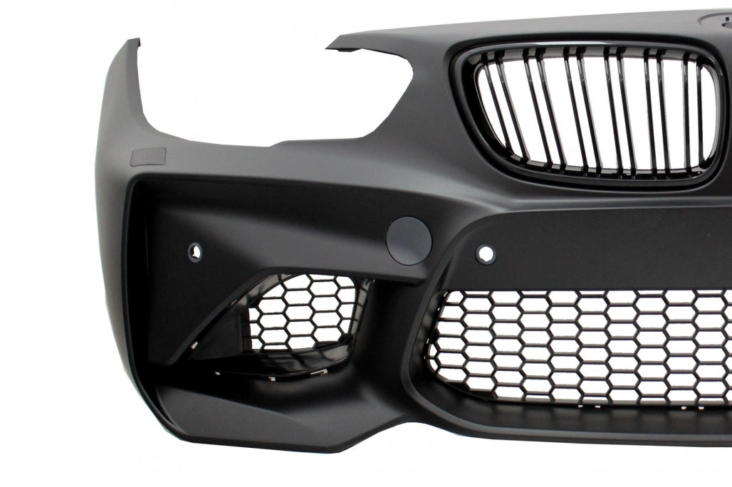 PARAURTI ANTERIORE ADATTO PER BMW SERIE 1 F20 F21 LCI 2015-2019 LOOK M2+ Tappi