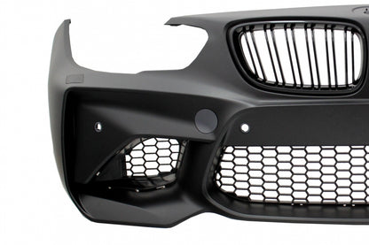 PARAURTI ANTERIORE ADATTO PER BMW SERIE 1 F20 F21 LCI 2015-2019 LOOK M2+ Tappi