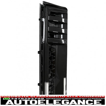 central grille and side vents assembly suitable for land rover vogue iii l322 (2002-2005) autobiography supercharged edition