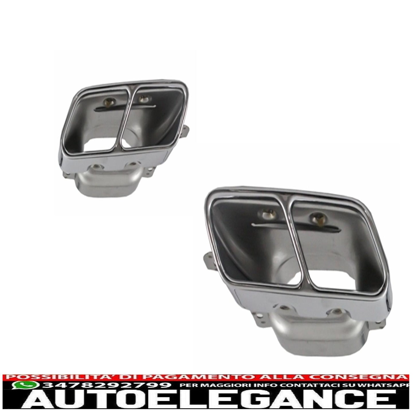 air diffuser with exhaust tips and panamericana gt-r grille suitable for mercedes a-class w176 (2012-08.2018) sport pack 