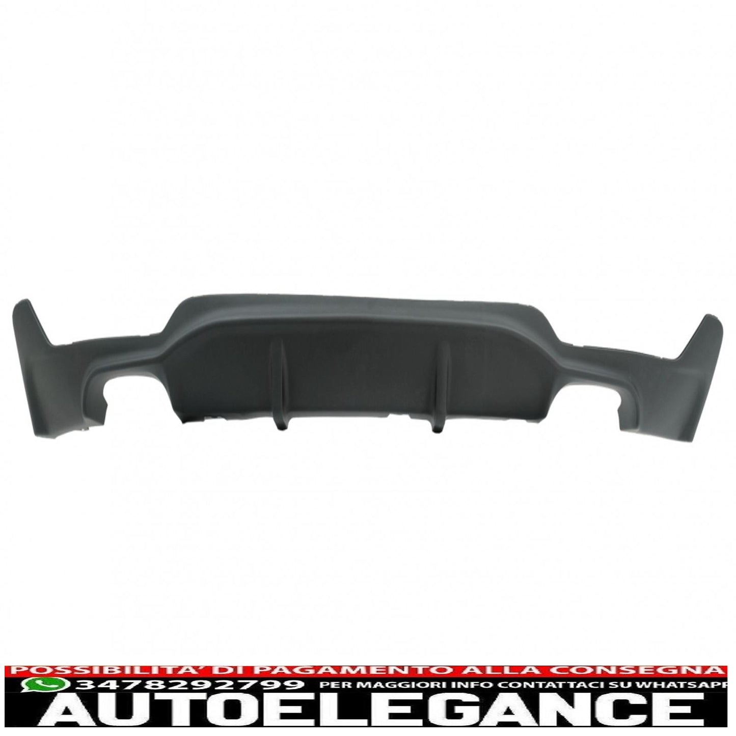 pacchetto di conversione al diffusore d'aria dal design m con spoiler sul paraurti anteriore adatto per BMW F32 F33 F36 Serie 4 (2013-2019)