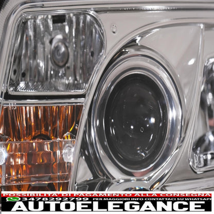daytime running lights suitable for vw bora (09.1998-05.2005) chrome 