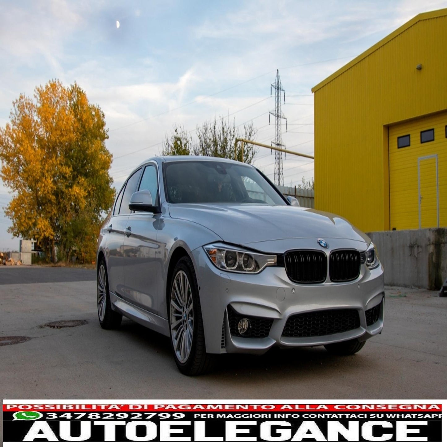 paraurti anteriore adatto per bmw serie 3 f30 f31 non lci e lci (2011-2018) m3 sport evo design con alloggiamento fendinebbia