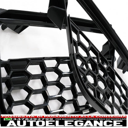 Copri fendinebbia griglie laterali adatto per BMW Serie 5 G30 G31 (2017-up) M5 Design Piano Black AUTOELEGANCERICAMBI