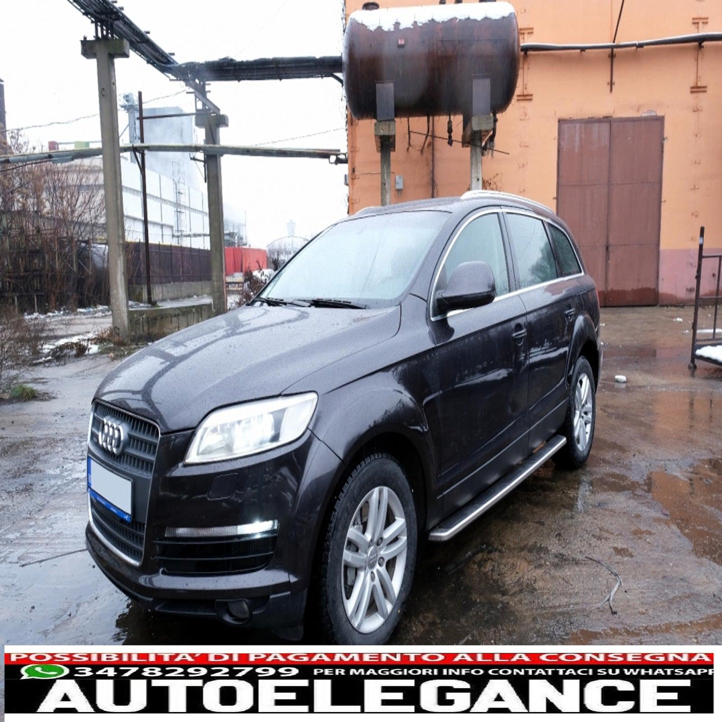 parafanghi passaruota adatti per audi q7 4l (2006-2010) pacchetto fuoristrada - strisce laterali