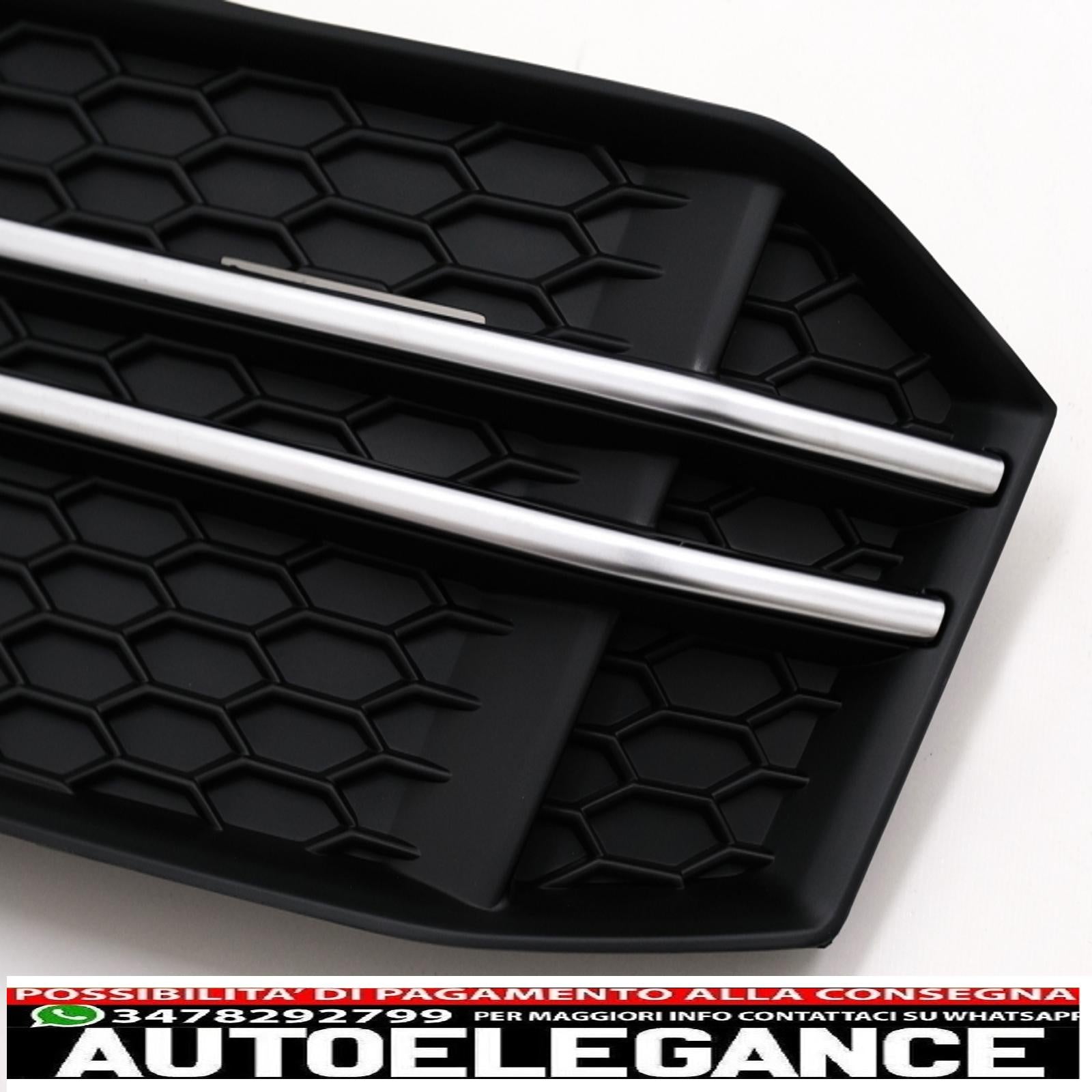 coperture inferiori della griglia del paraurti griglie laterali adatte per audi a4 b9 berlina avant (2016-2018) s-line AUTOELEGANCERICAMBI