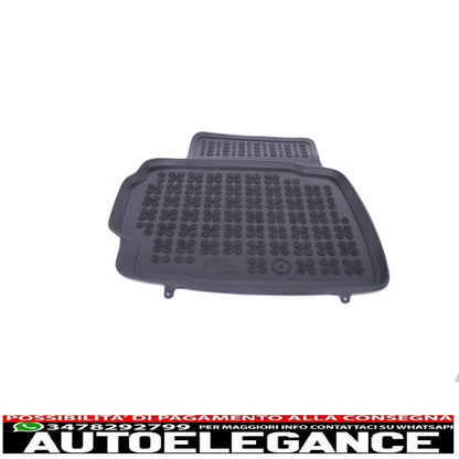 Black rubber mat suitable for Ford Mondeo V Vignale, Mondeo V Hybrid 2014+