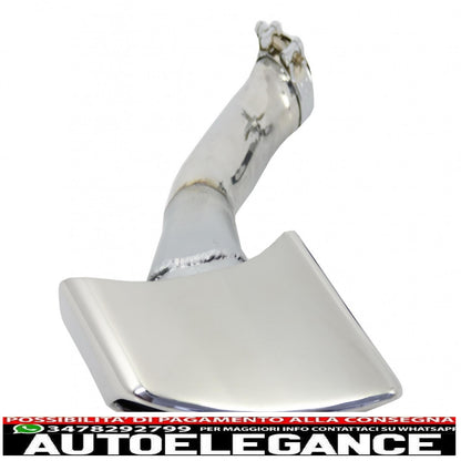 Exhaust muffler tips suitable for bmw x6 e71 (2008-2014) v8 design
