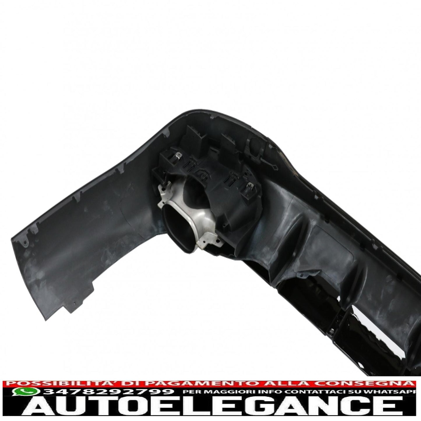 Rear diffuser and chrome tailpipes suitable for mercedes cla x118 shooting Brake c118 coupe sport line (2019-up) cla45s design aerodynamic package