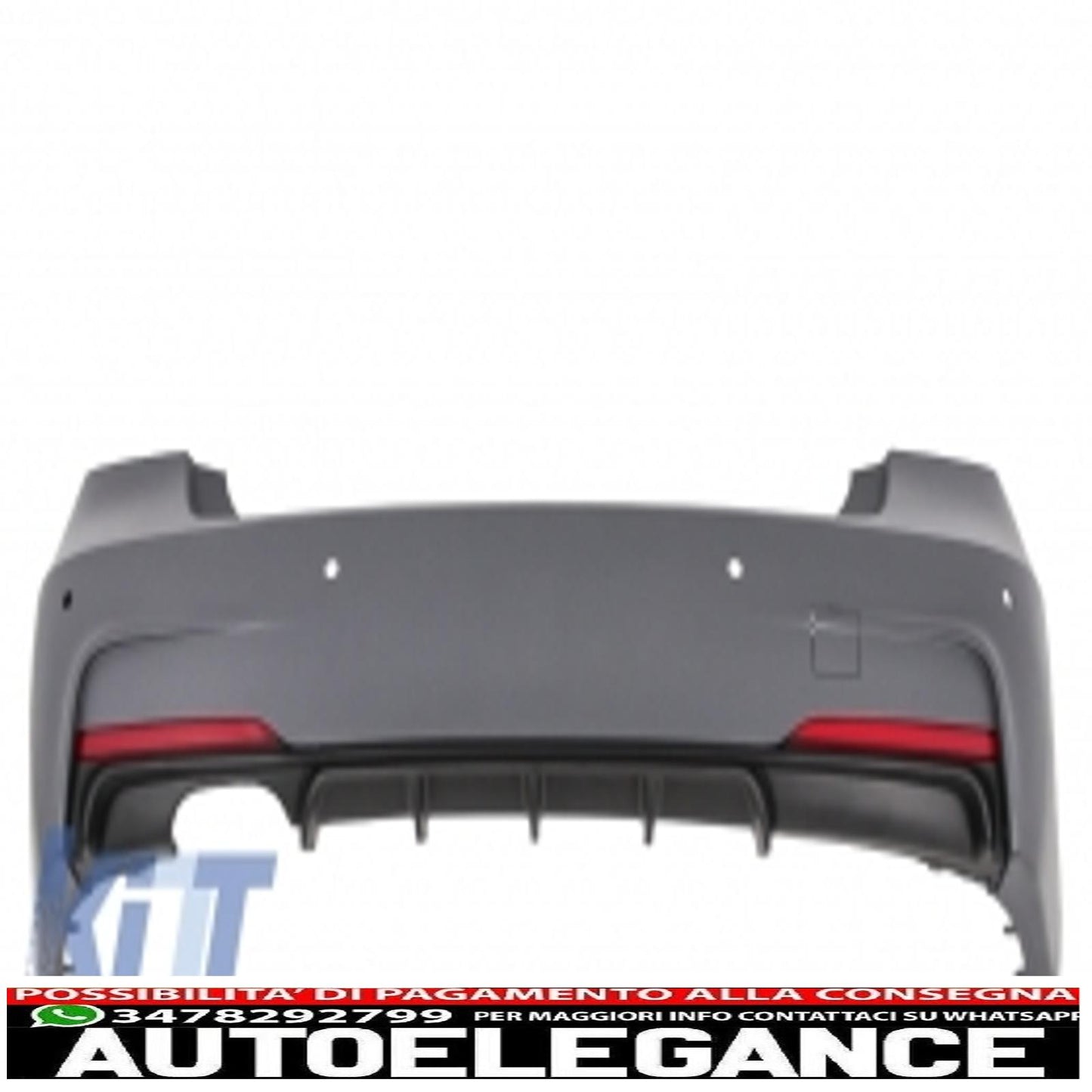 complete body kit suitable for BMW F30 (2011-up) m-performance design with tailpipes on the left 