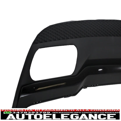 spoiler sul tetto adatto per mercedes w176 classe a (2012-up) con diffusore posteriore e terminali di scarico dal look sportivo