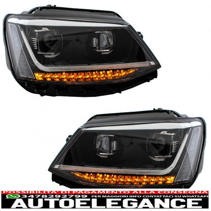 led drl headlights suitable for vw jetta mk6 vi (2011-2017) dynamic turn signals xenon matrix design 