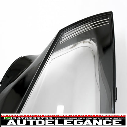 Occhiali per lenti fari adatti per vw golf 7 vii (2013-2017) trasparenti