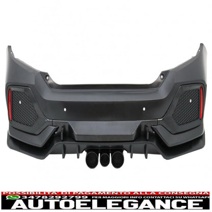 body kit suitable for honda civic mk10 fc fk (2016-up) sedan type r-design 
