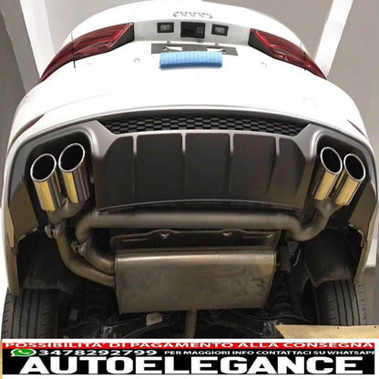 exhaust system suitable for audi a3 8v sedan cabrio (2012-2019) sport design 