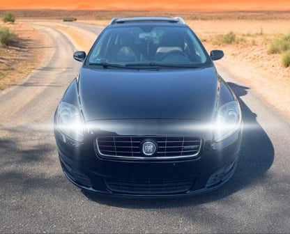 ✨FULL LED HEADLIGHT CONVERSION FIAT CROMA RESTYLING 19600 LUMEN 6000K WHITE CANBUS✨ 