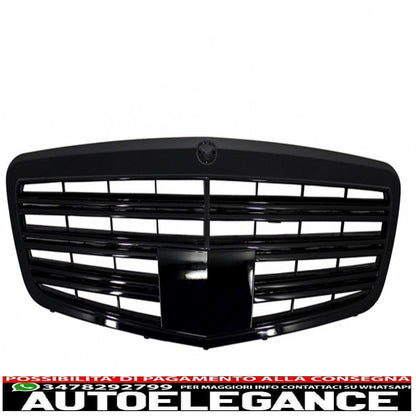 kit carrozzeria adatto per mercedes classe s w221 (2005-2011) con griglia anteriore nero pianoforte e terminali di scarico