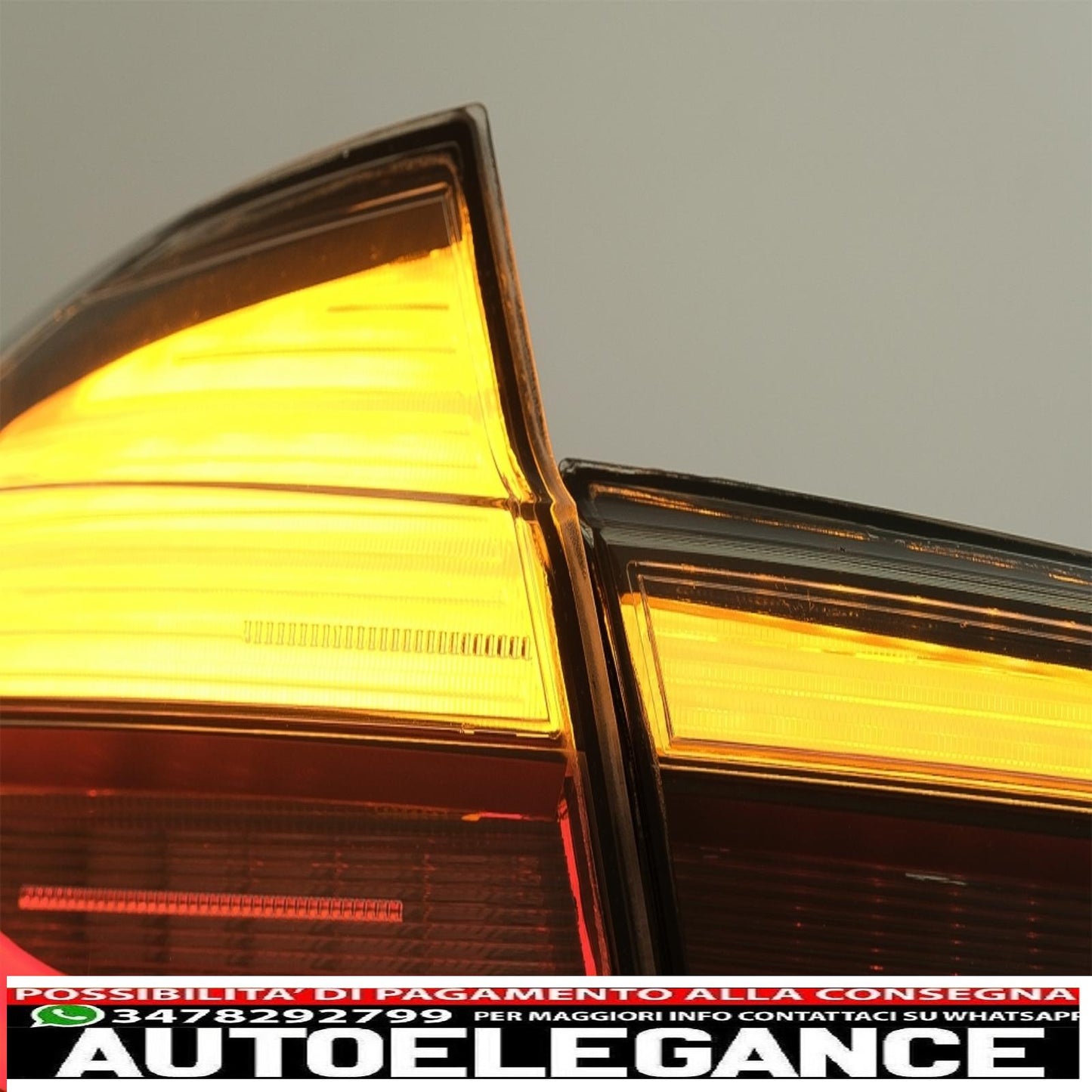 led rear lights m look black line suitable for bmw 3 series f30 pre lci and lci (2011-2019) smoke red conversion to lci design with dynamic sequential cornering lights