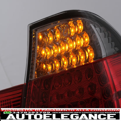 led rear lights suitable for bmw 3 series e46 limousine 4d (09.2001-03.2005) smoke red