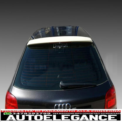 roof spoiler suitable for audi a3 8p hatchback (2003-2012) rs look 3 doors