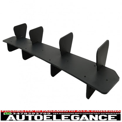 Splitter estensione paraurti posteriore per diffusore adatto a vw golf 7.5 facelift gti (2017-2020) nero