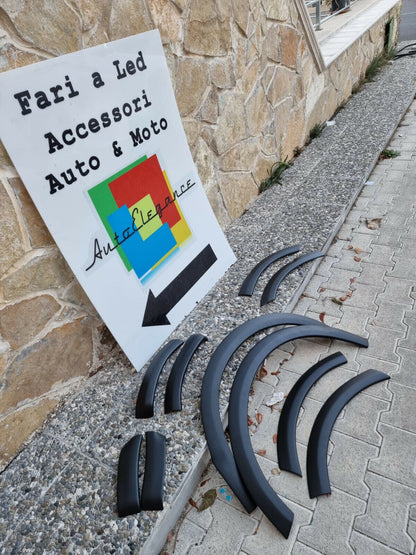 WIDENED MUDGUARDS SUITABLE FOR VW TRANSPORTER T6 T6.1 2016-2020 SPORTY LOOK