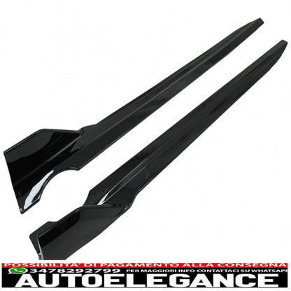 aerodynamic body kit suitable for bmw x5 g05 (2018-2022) m-tech black knight design piano black 