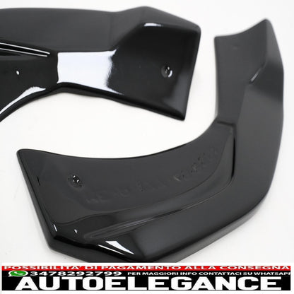 Alette splitter laterali per paraurti posteriore adatte per mercedes classe A W177 A35 A45 Hatchback (2018-up) Piano Black AUTOELEGANCERICAMBI