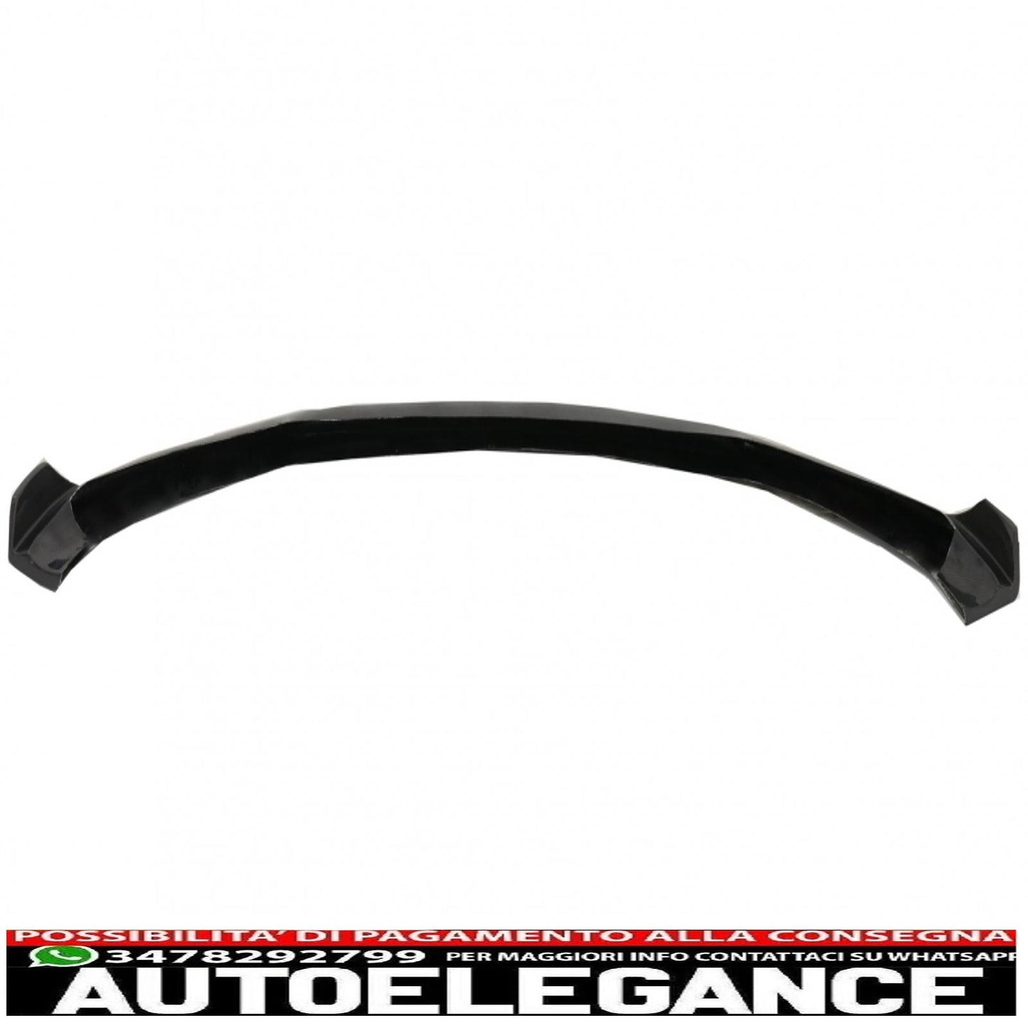 Front bumper lip suitable for mercedes c class w205 s205 a205 c205 (2014-2019) real carbon 