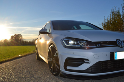 SPLITTER ADATTO PER VW GOLF 7 RLINE 2012-2016 LOOK NERO DESIGN SPORTIVO