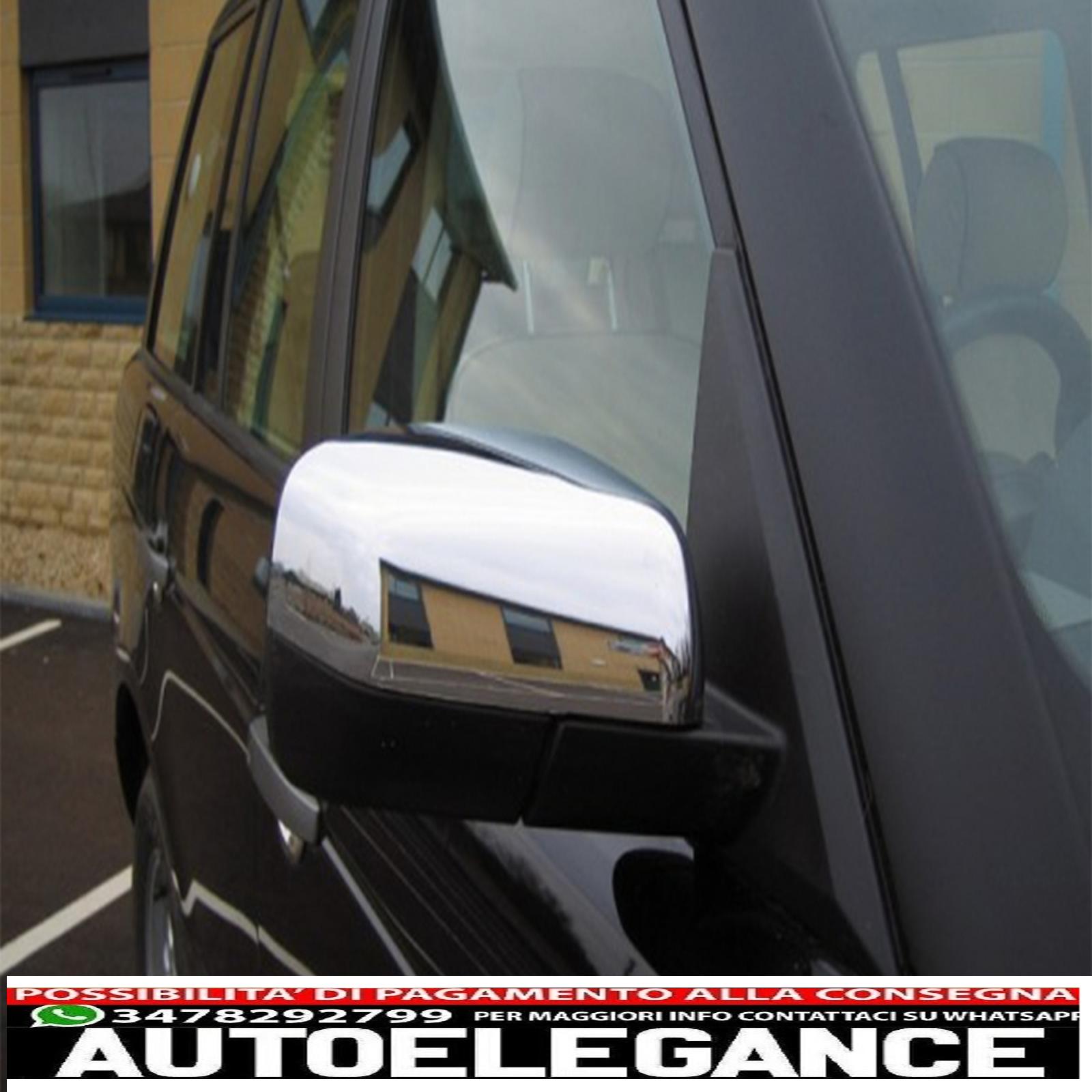 Copri specchietti cromati adatti per Land Rover Range Rover Vogue L322 (2002-2013) Sport L320 (2005-2013) Discovery III , IV L319 (2004-2016) AUTOELEGANCERICAMBI