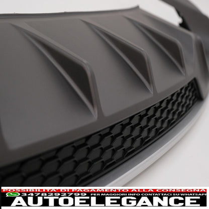 Diffusore mantovana per paraurti posteriore adatto per audi a3 8v restyling berlina convertibile (2016-2019) paraurti standard se s3 design