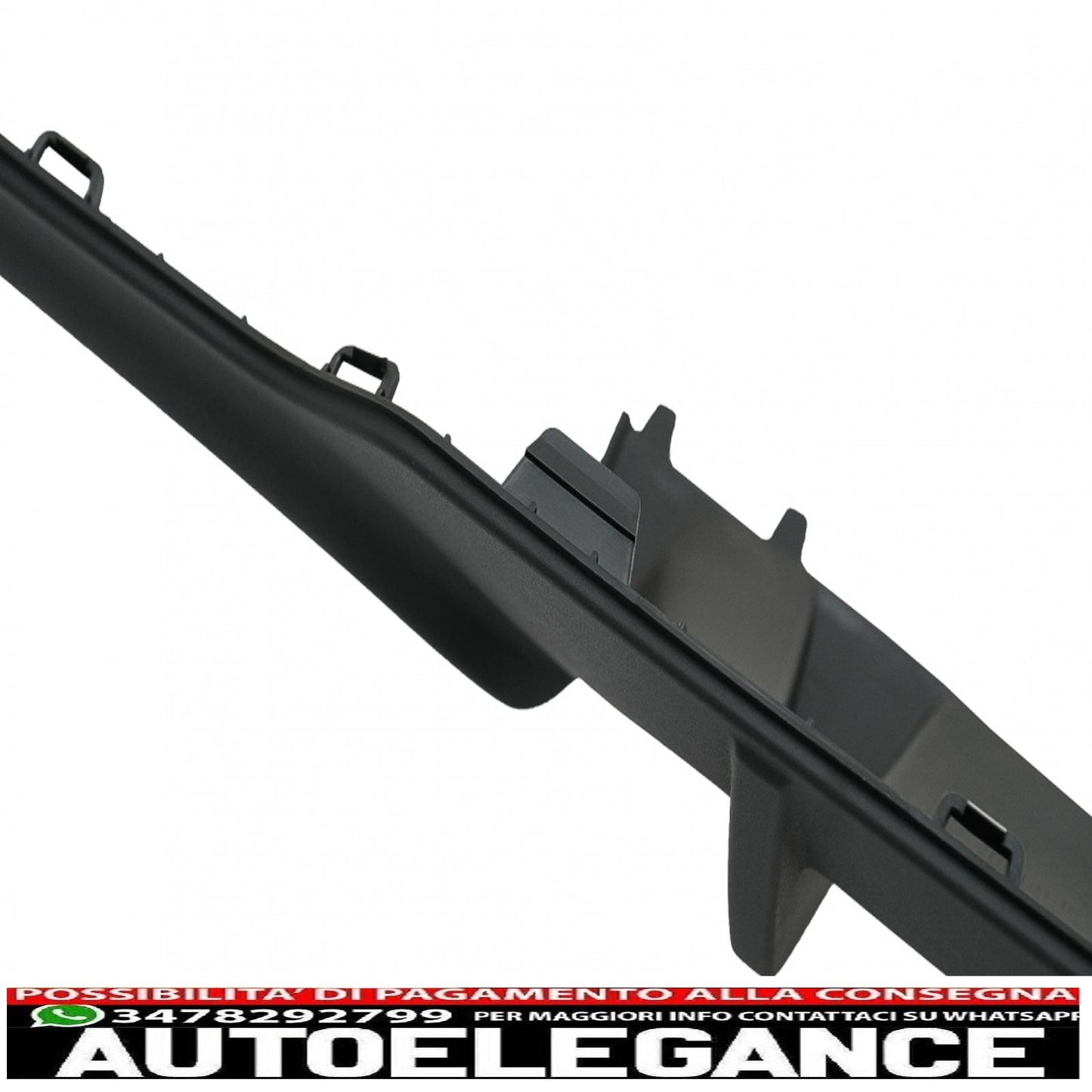 Diffusore d'aria per mantovana paraurti posteriore adatto per mercedes classe c w204 c204 amg sport line (2012-2014) limousine coupé