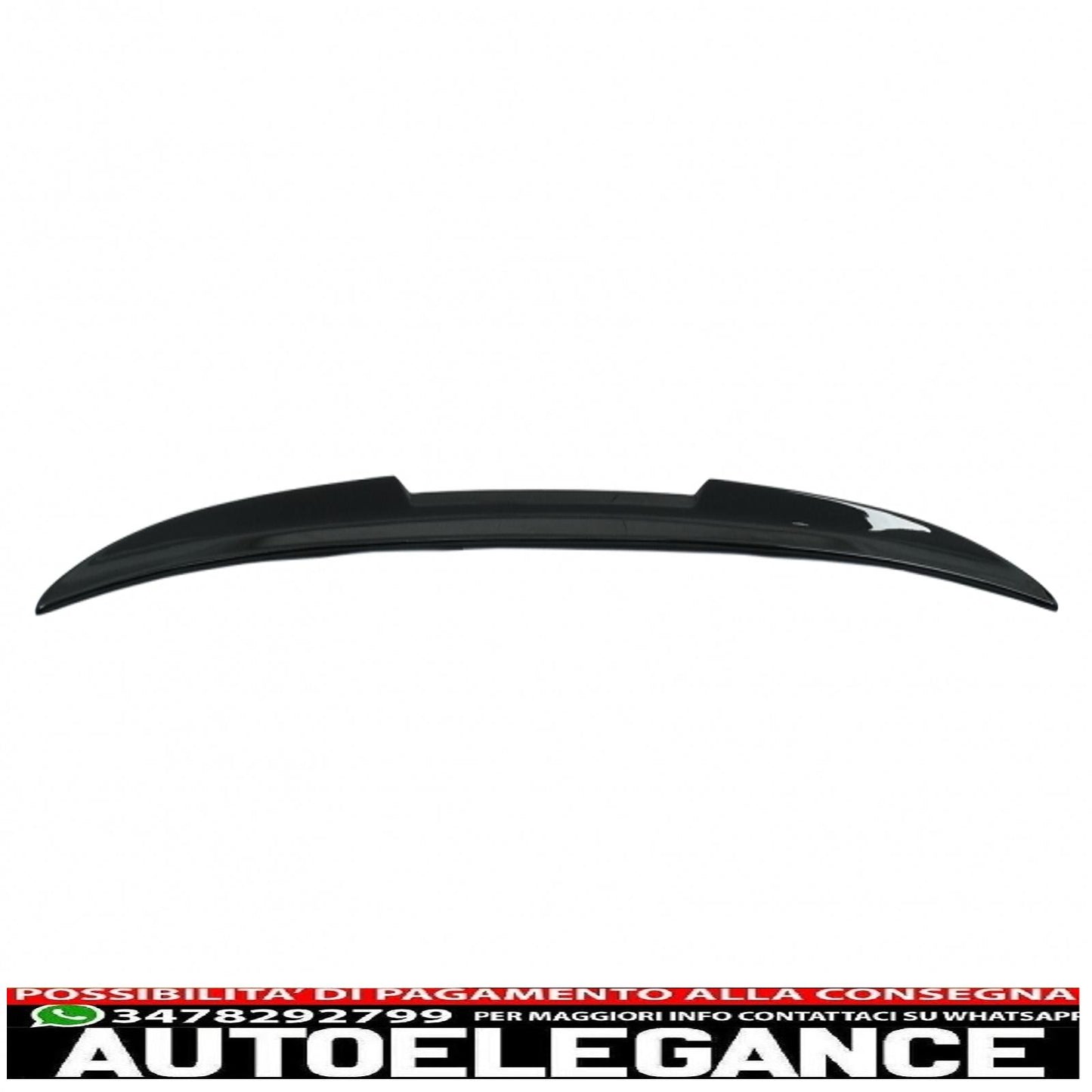 spoiler bagagliaio adatto per bmw serie 3 f30 f80 m3 berlina (2011-2019) pianoforte nero
