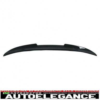spoiler bagagliaio adatto per bmw serie 3 f30 f80 m3 berlina (2011-2019) pianoforte nero
