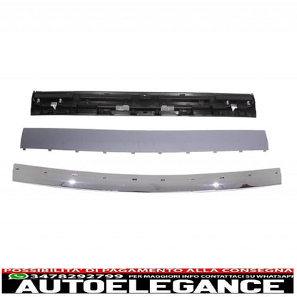spoiler sul tetto con kit portellone posteriore cromato adatto per range rover sport l320 (2005-2009) design autobiografia