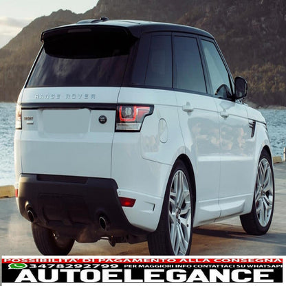 Rear Bumper Skid Plate Fit For Land Rover Range Rover Sport L494 (2013-2017) Piano Black 