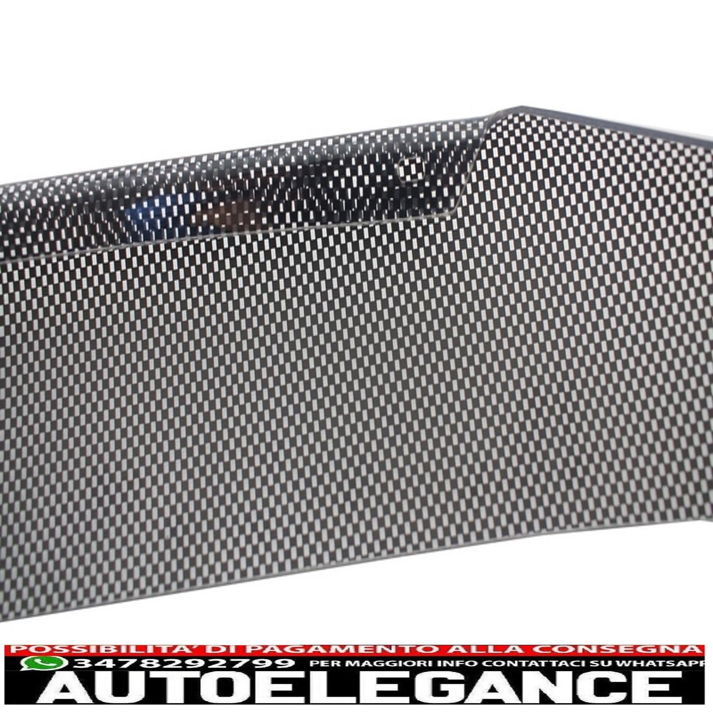 Bonnet protection sand deflector suitable for Dacia Duster (2009-up) Nissan Terrano (2014-up) carbon design