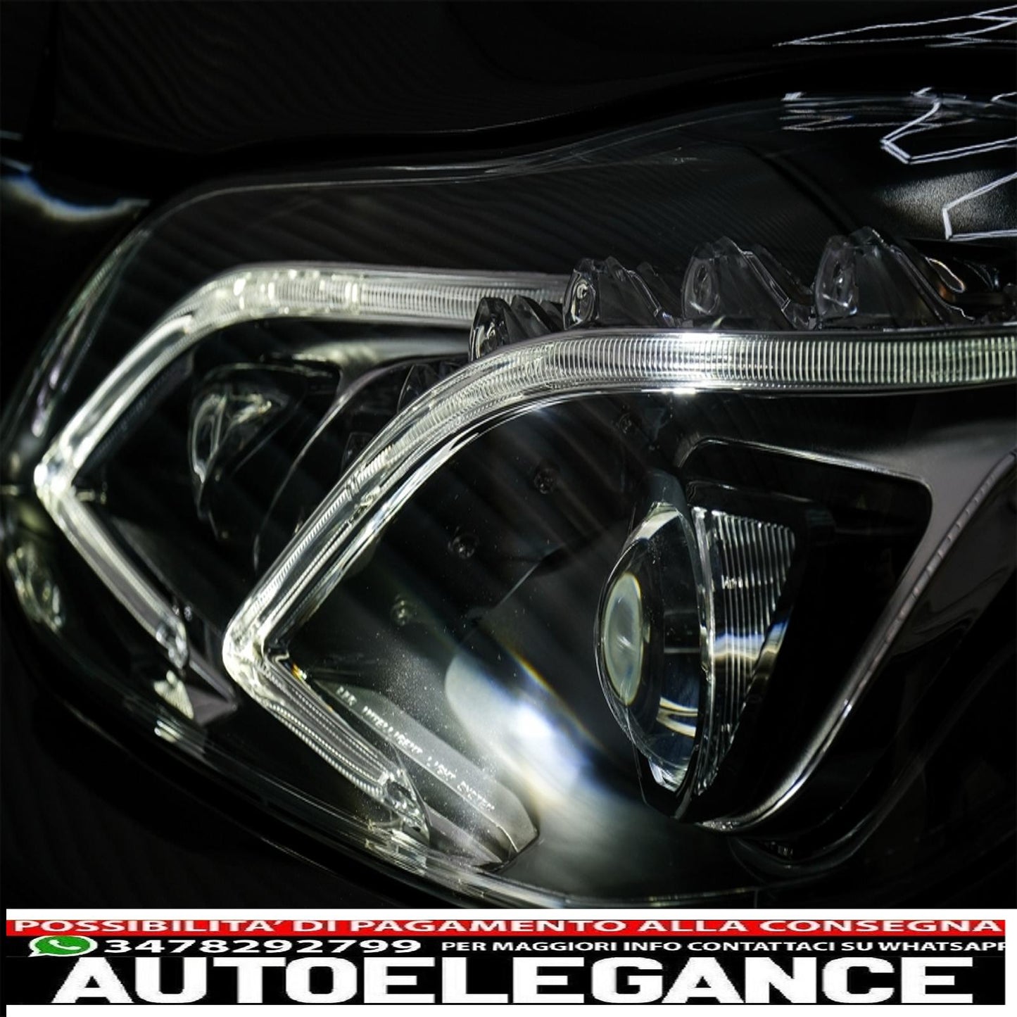 led headlights suitable for mercedes e class w212 (2009-2012) restyling design