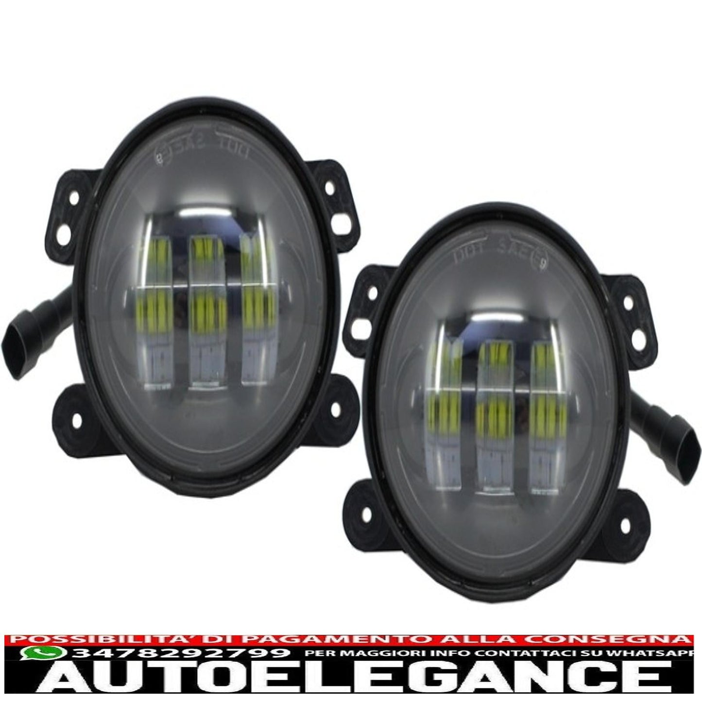 Front Mount Grille and LED Lights Fit for Jeep Wrangler Rubicon JK (2007-2017) Angry Bird Design 