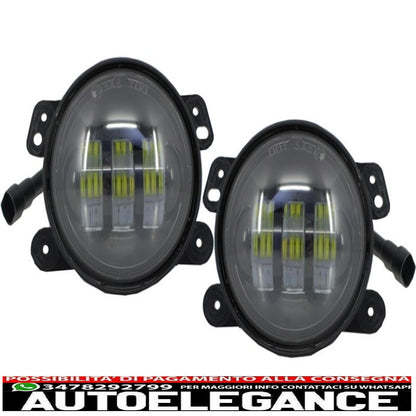Front Mount Grille and LED Lights Fit for Jeep Wrangler Rubicon JK (2007-2017) Angry Bird Design 